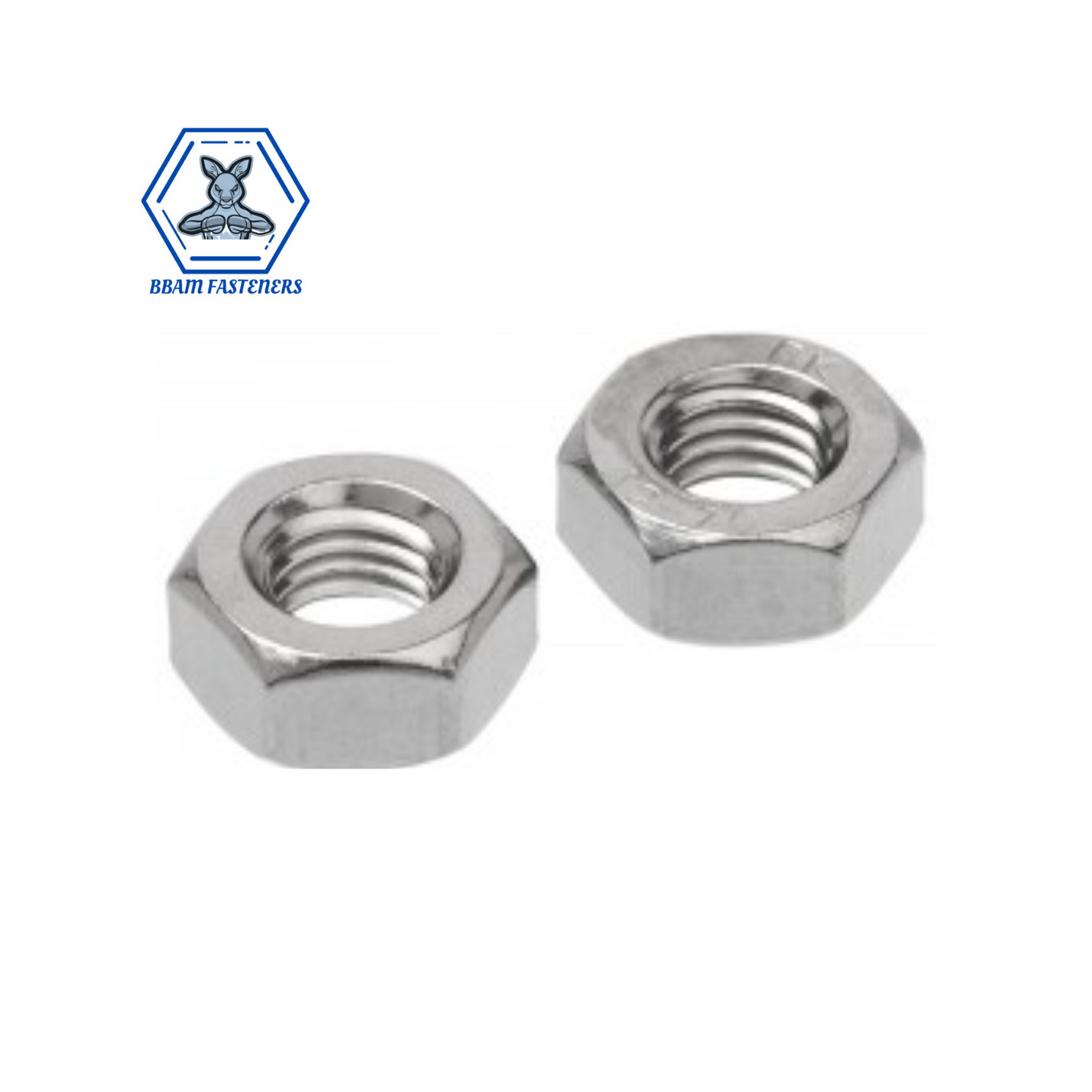 M24 Hex Nut 316 Stainless Steel
