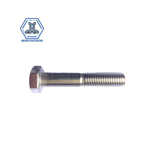 M12 x 140mm Hex Bolt 316 Stainless Steel
