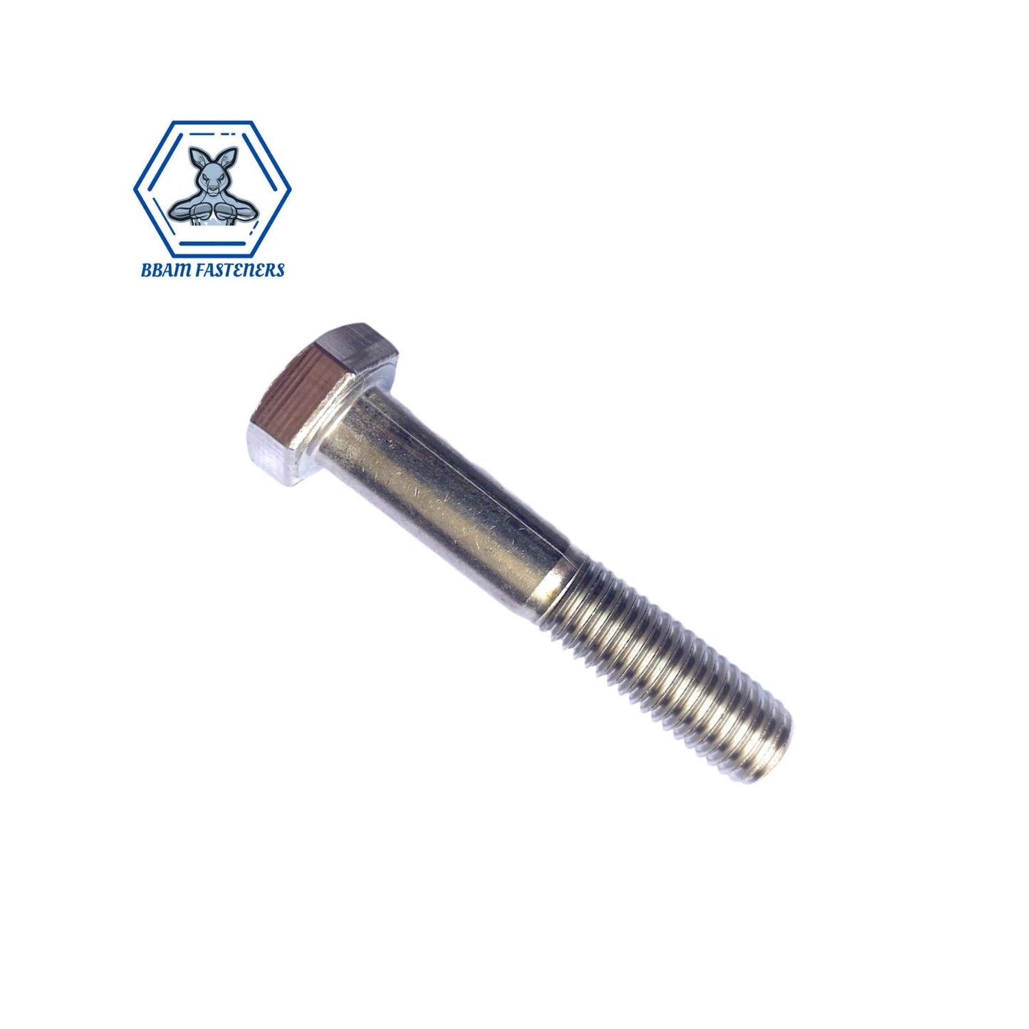 M10 x 130mm Hex Bolt 316 Stainless Steel