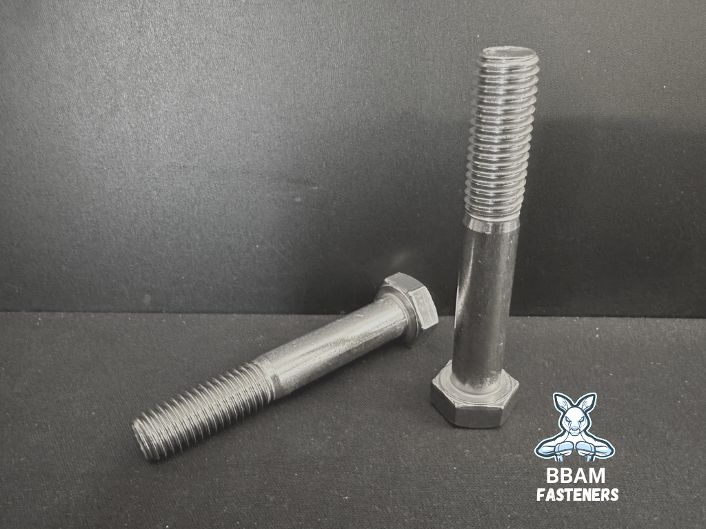 M10 x 100mm Hex Bolt 304 Stainless Steel
