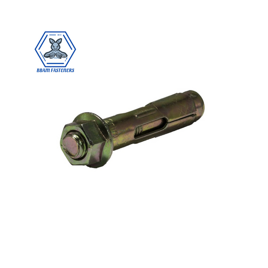 8mm x 40mm Hex Sleeve Anchors Zinc Plated