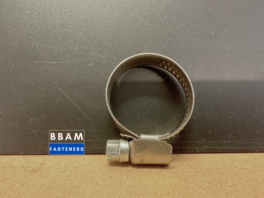 10mm - 16mm Hose Clamp Stainless Steel