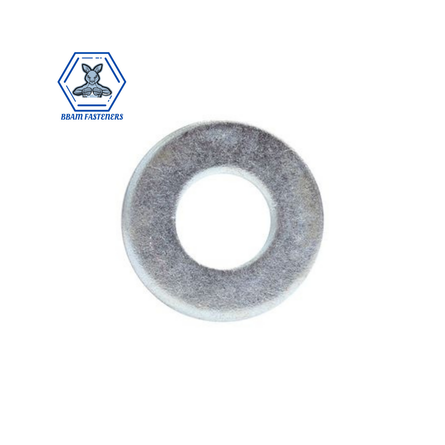 M8 Zinc Plated Flat Washer (Builders Washers)