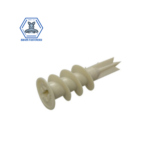 Nylon Plasterboard Anchors Wing Point