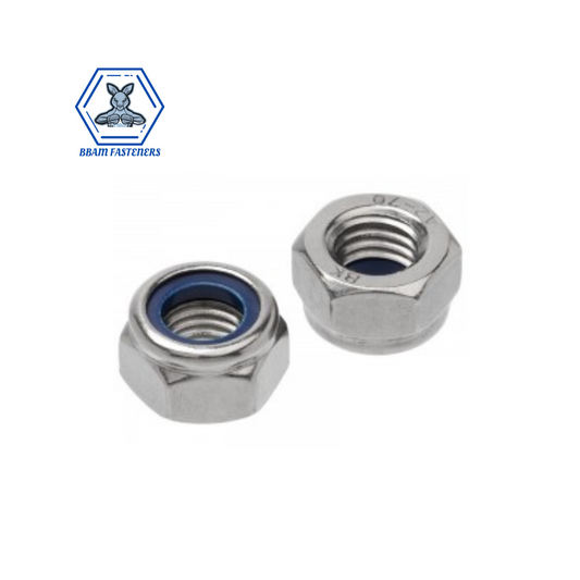 M5 Nyloc Nut 316 Stainless Steel