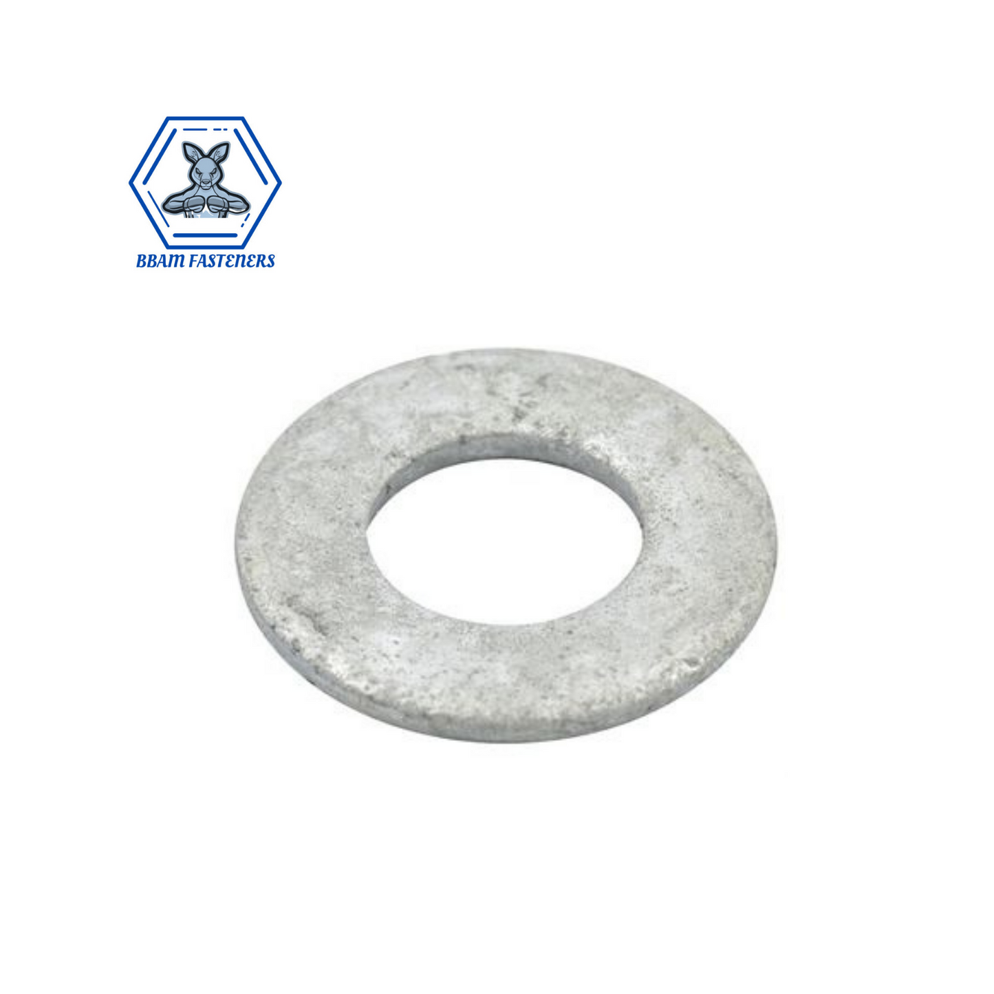 M20 x 38mm Galvanised Flat Washer 100 Pack